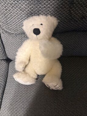 Boyds Bears Cream White Plush Teddy Bear